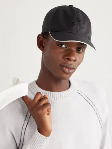 Loro Piana Logo-Embroidered Storm System® Shell Baseball Cap - Men | Thumbnail 2 Loro Piana Logo-Embroidered Storm System® Shell Baseball Cap - Men | Thumbnail 2