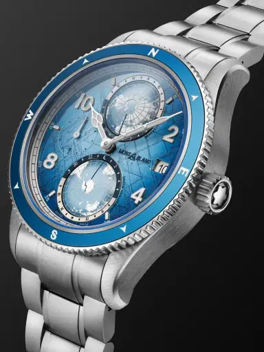 Montblanc 1858 Geosphere 0 Oxygen South Pole Exploration Limited Edition Automatic Interchangeable Titanium and Ceramic Watch, Ref. 7612582367544 - Men | Thumbnail 3 Montblanc 1858 Geosphere 0 Oxygen South Pole Exploration Limited Edition Automatic Interchangeable Titanium and Ceramic Watch, Ref. 7612582367544 - Men | Thumbnail 3