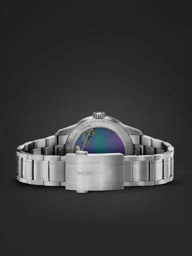 Montblanc 1858 Geosphere 0 Oxygen South Pole Exploration Limited Edition Automatic Interchangeable Titanium and Ceramic Watch, Ref. 7612582367544 - Men | Thumbnail 6 Montblanc 1858 Geosphere 0 Oxygen South Pole Exploration Limited Edition Automatic Interchangeable Titanium and Ceramic Watch, Ref. 7612582367544 - Men | Thumbnail 6
