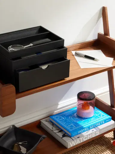 Smythson Panama Cross-Grain Leather Stationery Organiser - Men | Thumbnail 2 Smythson Panama Cross-Grain Leather Stationery Organiser - Men | Thumbnail 2