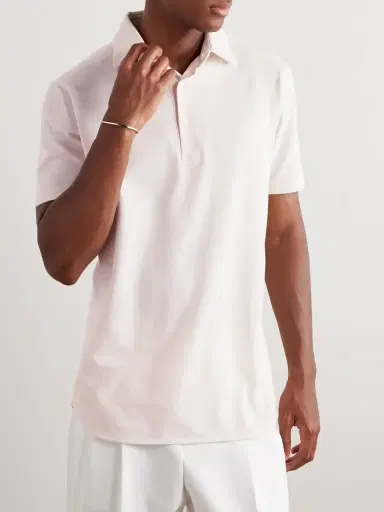 Loro Piana Cotton-Piqué Polo Shirt - Men | Thumbnail 3 Loro Piana Cotton-Piqué Polo Shirt - Men | Thumbnail 3