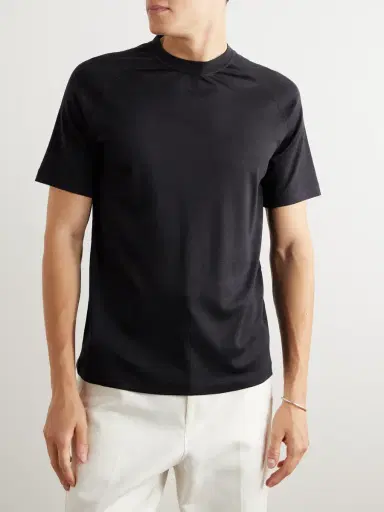 Zegna High Performance™ Wool-Jersey T-Shirt - Men | Thumbnail 3 Zegna High Performance™ Wool-Jersey T-Shirt - Men | Thumbnail 3