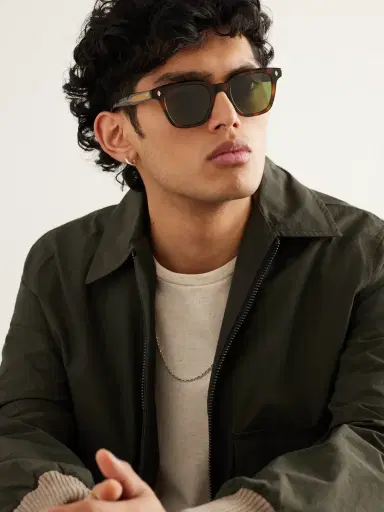 Garrett Leight California Optical Broadway D-Frame Tortoiseshell Acetate Sunglasses - Men | Thumbnail 2 Garrett Leight California Optical Broadway D-Frame Tortoiseshell Acetate Sunglasses - Men | Thumbnail 2
