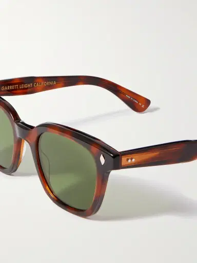 Garrett Leight California Optical Broadway D-Frame Tortoiseshell Acetate Sunglasses - Men | Thumbnail 3 Garrett Leight California Optical Broadway D-Frame Tortoiseshell Acetate Sunglasses - Men | Thumbnail 3