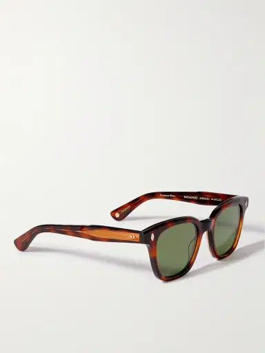 Garrett Leight California Optical Broadway D-Frame Tortoiseshell Acetate Sunglasses - Men | Thumbnail 4 Garrett Leight California Optical Broadway D-Frame Tortoiseshell Acetate Sunglasses - Men | Thumbnail 4