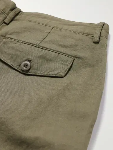 MR P. Straight-Leg Pleated Garment-Dyed Cotton and Linen-Blend Trousers - Men | Thumbnail 5 MR P. Straight-Leg Pleated Garment-Dyed Cotton and Linen-Blend Trousers - Men | Thumbnail 5