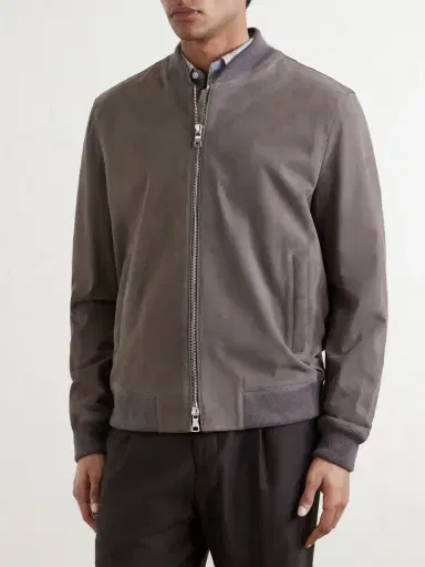 MR P. Suede Bomber Jacket - Men | Thumbnail 3 MR P. Suede Bomber Jacket - Men | Thumbnail 3
