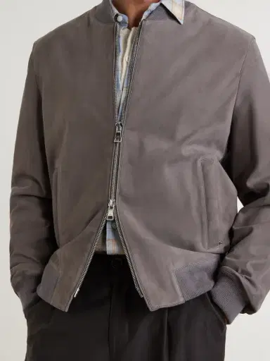 MR P. Suede Bomber Jacket - Men | Thumbnail 5 MR P. Suede Bomber Jacket - Men | Thumbnail 5