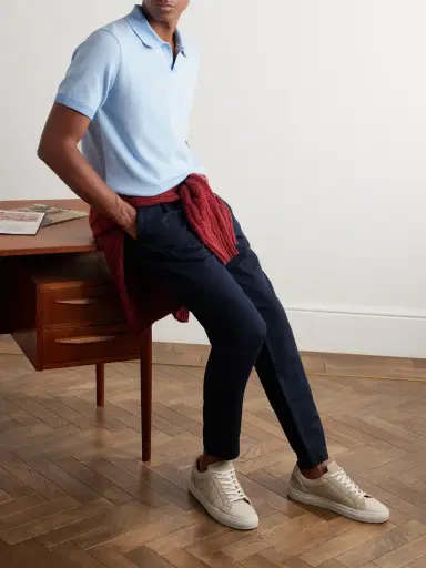 MR P. Honeycomb-Knit Cotton Polo Shirt - Men | Thumbnail 2 MR P. Honeycomb-Knit Cotton Polo Shirt - Men | Thumbnail 2