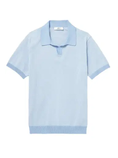 MR P. Honeycomb-Knit Cotton Polo Shirt - Men | Thumbnail 1 MR P. Honeycomb-Knit Cotton Polo Shirt - Men | Thumbnail 1