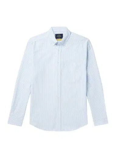 Portuguese Flannel Belavista Button-Down Collar Striped Cotton Oxford Shirt - Men | Thumbnail 1 Portuguese Flannel Belavista Button-Down Collar Striped Cotton Oxford Shirt - Men | Thumbnail 1