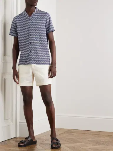 Orlebar Brown Bulldog Slim-Fit Cotton-Blend Twill Shorts - Men | Thumbnail 2 Orlebar Brown Bulldog Slim-Fit Cotton-Blend Twill Shorts - Men | Thumbnail 2