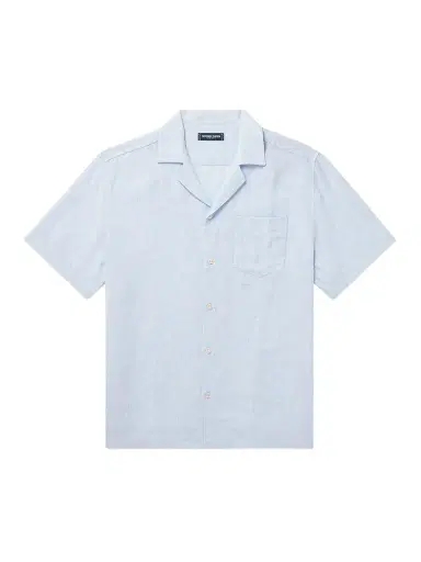 Frescobol Carioca Angelo Camp-Collar Linen Shirt - Men | Thumbnail 1 Frescobol Carioca Angelo Camp-Collar Linen Shirt - Men | Thumbnail 1