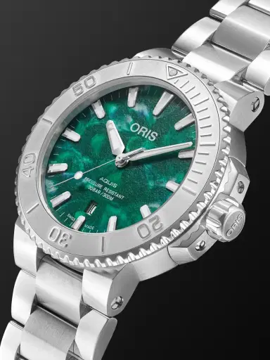 ORIS Bracenet Aquis Automatic Stainless Steel Watch, Ref. 01 733 7730 4137-07 8 24 05PEB - Men | Thumbnail 3 ORIS Bracenet Aquis Automatic Stainless Steel Watch, Ref. 01 733 7730 4137-07 8 24 05PEB - Men | Thumbnail 3