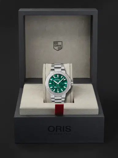 ORIS Bracenet Aquis Automatic Stainless Steel Watch, Ref. 01 733 7730 4137-07 8 24 05PEB - Men | Thumbnail 5 ORIS Bracenet Aquis Automatic Stainless Steel Watch, Ref. 01 733 7730 4137-07 8 24 05PEB - Men | Thumbnail 5
