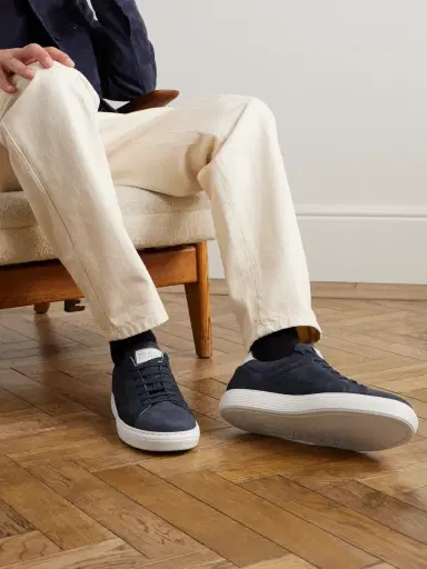 Brunello Cucinelli Nubuck Sneakers - Men | Thumbnail 2 Brunello Cucinelli Nubuck Sneakers - Men | Thumbnail 2