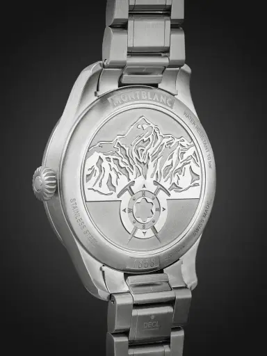 Montblanc 1858 0 Oxygen The 8000 Automatic Stainless Steel Watch, Ref. MB130984 - Men | Thumbnail 4 Montblanc 1858 0 Oxygen The 8000 Automatic Stainless Steel Watch, Ref. MB130984 - Men | Thumbnail 4