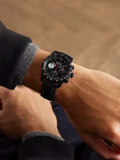 Bremont Williams Racing WR45 Limited Edition Automatic Chronograph Stainless Steel and Alcantara Watch, Ref. WR-45-R-S - Men | Thumbnail 2 Bremont Williams Racing WR45 Limited Edition Automatic Chronograph Stainless Steel and Alcantara Watch, Ref. WR-45-R-S - Men | Thumbnail 2