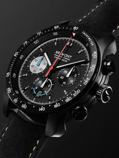 Bremont Williams Racing WR45 Limited Edition Automatic Chronograph Stainless Steel and Alcantara Watch, Ref. WR-45-R-S - Men | Thumbnail 4 Bremont Williams Racing WR45 Limited Edition Automatic Chronograph Stainless Steel and Alcantara Watch, Ref. WR-45-R-S - Men | Thumbnail 4