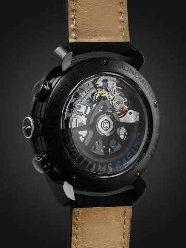 Bremont Williams Racing WR45 Limited Edition Automatic Chronograph Stainless Steel and Alcantara Watch, Ref. WR-45-R-S - Men | Thumbnail 5 Bremont Williams Racing WR45 Limited Edition Automatic Chronograph Stainless Steel and Alcantara Watch, Ref. WR-45-R-S - Men | Thumbnail 5