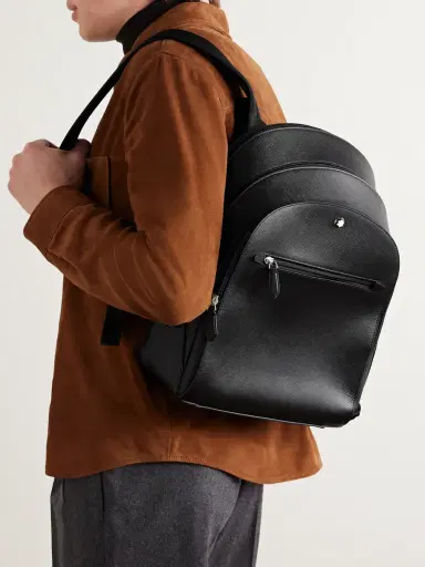 Montblanc Sartorial Medium Cross-Grain Leather Backpack - Men | Thumbnail 2 Montblanc Sartorial Medium Cross-Grain Leather Backpack - Men | Thumbnail 2