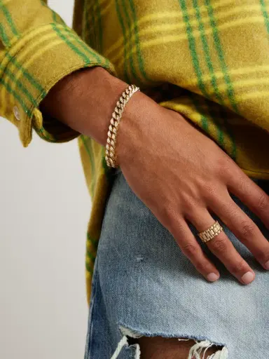 SHAY 18-Karat Gold Diamond Bracelet - Men | Thumbnail 2 SHAY 18-Karat Gold Diamond Bracelet - Men | Thumbnail 2