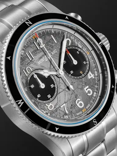 Montblanc 1858 0 Oxygen The 8000 Automatic Chronograph Stainless Steel Watch, Ref. 130983 - Men | Thumbnail 5 Montblanc 1858 0 Oxygen The 8000 Automatic Chronograph Stainless Steel Watch, Ref. 130983 - Men | Thumbnail 5