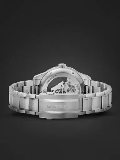 Montblanc 1858 Iced Sea Automatic Stainless Steel and Ceramic Watch, Ref. MB130810 - Men | Thumbnail 6 Montblanc 1858 Iced Sea Automatic Stainless Steel and Ceramic Watch, Ref. MB130810 - Men | Thumbnail 6