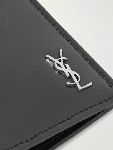Saint Laurent Cassandre Logo-Embossed Leather Billfold Wallet - Men | Thumbnail 3 Saint Laurent Cassandre Logo-Embossed Leather Billfold Wallet - Men | Thumbnail 3