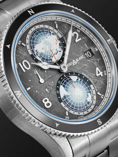 Montblanc 1858 Geosphere 0 Oxygen The 8000 Automatic Titanium, Ceramic and Stainless Steel Watch, Ref. 130982 BU24 NOV - Men | Thumbnail 5 Montblanc 1858 Geosphere 0 Oxygen The 8000 Automatic Titanium, Ceramic and Stainless Steel Watch, Ref. 130982 BU24 NOV - Men | Thumbnail 5