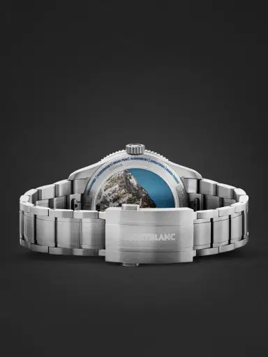 Montblanc 1858 Geosphere 0 Oxygen The 8000 Automatic Titanium, Ceramic and Stainless Steel Watch, Ref. 130982 BU24 NOV - Men | Thumbnail 6 Montblanc 1858 Geosphere 0 Oxygen The 8000 Automatic Titanium, Ceramic and Stainless Steel Watch, Ref. 130982 BU24 NOV - Men | Thumbnail 6