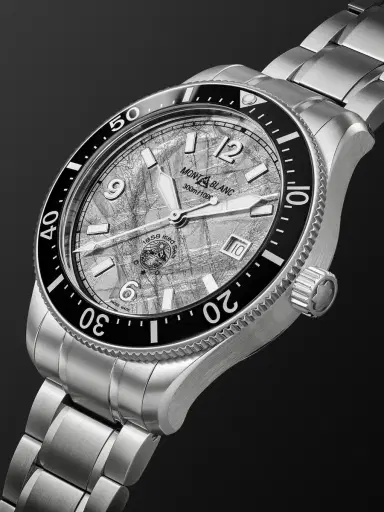 Montblanc 1858 Iced Sea Automatic Stainless Steel and Ceramic Watch, Ref. MB130793 - Men | Thumbnail 3 Montblanc 1858 Iced Sea Automatic Stainless Steel and Ceramic Watch, Ref. MB130793 - Men | Thumbnail 3