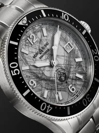 Montblanc 1858 Iced Sea Automatic Stainless Steel and Ceramic Watch, Ref. MB130793 - Men | Thumbnail 5 Montblanc 1858 Iced Sea Automatic Stainless Steel and Ceramic Watch, Ref. MB130793 - Men | Thumbnail 5