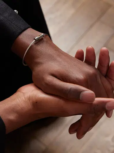 LE GRAMME 5g Brushed Recycled Sterling Silver, Titanium and 18-Karat Gold Bracelet - Men | Thumbnail 2 LE GRAMME 5g Brushed Recycled Sterling Silver, Titanium and 18-Karat Gold Bracelet - Men | Thumbnail 2