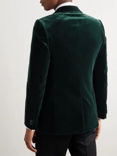 MR P. Cotton-Blend Velvet Tuxedo Jacket - Men | Thumbnail 4 MR P. Cotton-Blend Velvet Tuxedo Jacket - Men | Thumbnail 4