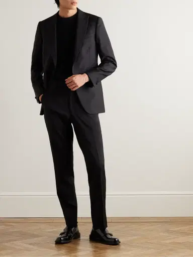 MR P. Slim-Fit Wool Tuxedo Trousers - Men | Thumbnail 2 MR P. Slim-Fit Wool Tuxedo Trousers - Men | Thumbnail 2