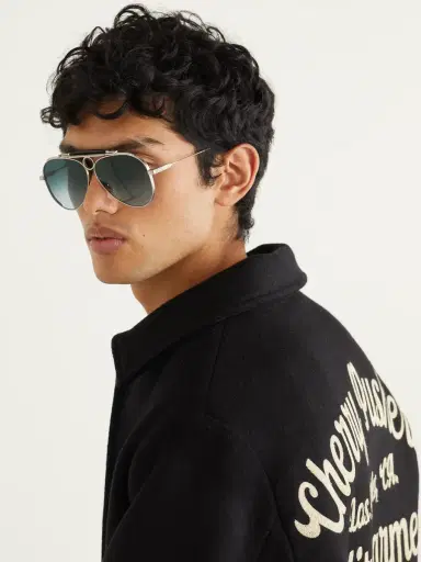 Jacques Marie Mage Diamond Cross Ranch Aviator-Style Silver-Tone Sunglasses - Men | Thumbnail 2 Jacques Marie Mage Diamond Cross Ranch Aviator-Style Silver-Tone Sunglasses - Men | Thumbnail 2