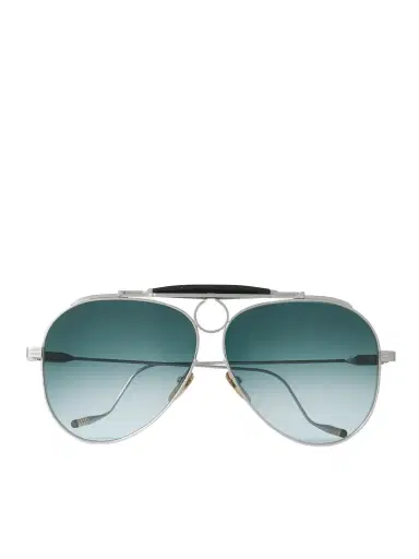 Jacques Marie Mage Diamond Cross Ranch Aviator-Style Silver-Tone Sunglasses - Men | Thumbnail 1 Jacques Marie Mage Diamond Cross Ranch Aviator-Style Silver-Tone Sunglasses - Men | Thumbnail 1