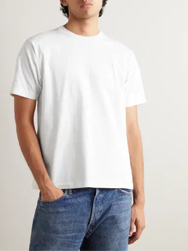 Blue Blue Japan Cotton-Jersey T-Shirt - Men | Thumbnail 3 Blue Blue Japan Cotton-Jersey T-Shirt - Men | Thumbnail 3