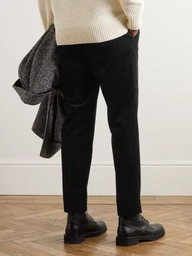 MR P. Tapered Pleated Cotton and Cashmere-Blend Corduroy Trousers - Men | Thumbnail 3 MR P. Tapered Pleated Cotton and Cashmere-Blend Corduroy Trousers - Men | Thumbnail 3