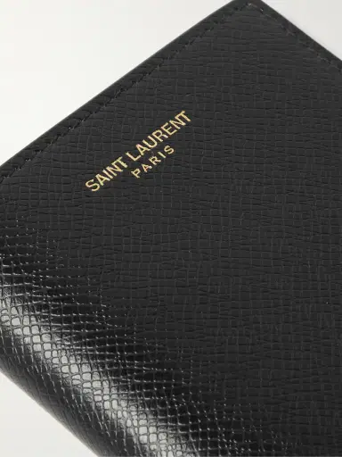 Saint Laurent Upcycled Cross-Grain Leather Bifold Wallet - Men | Thumbnail 3 Saint Laurent Upcycled Cross-Grain Leather Bifold Wallet - Men | Thumbnail 3