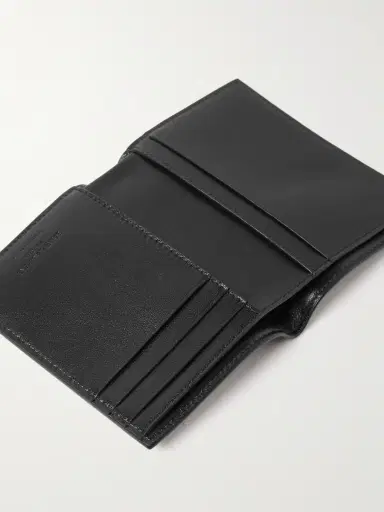 Saint Laurent Upcycled Cross-Grain Leather Bifold Wallet - Men | Thumbnail 4 Saint Laurent Upcycled Cross-Grain Leather Bifold Wallet - Men | Thumbnail 4