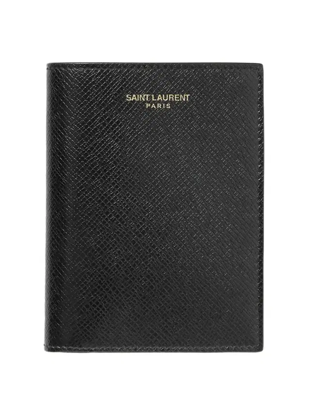 Upcycled Cross-Grain Leather Bifold Wallet - Men Upcycled Cross-Grain Leather Bifold Wallet - Men