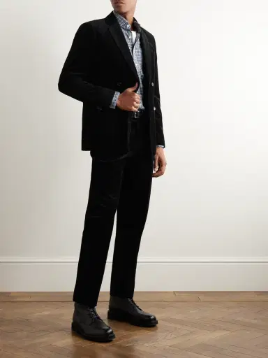 MR P. Double Breasted Cotton and Cashmere-Blend Corduroy Blazer - Men | Thumbnail 2 MR P. Double Breasted Cotton and Cashmere-Blend Corduroy Blazer - Men | Thumbnail 2