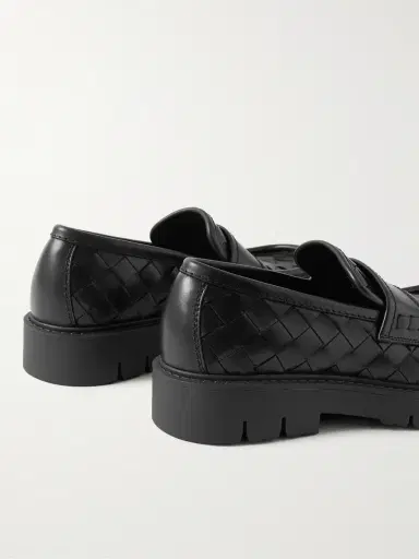 Bottega Veneta Haddock Intrecciato Leather Loafers - Men | Thumbnail 5 Bottega Veneta Haddock Intrecciato Leather Loafers - Men | Thumbnail 5
