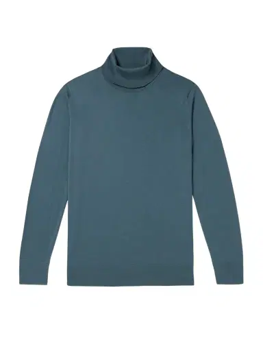Loro Piana Wish® Virgin Wool Rollneck Sweater - Men | Thumbnail 1 Loro Piana Wish® Virgin Wool Rollneck Sweater - Men | Thumbnail 1