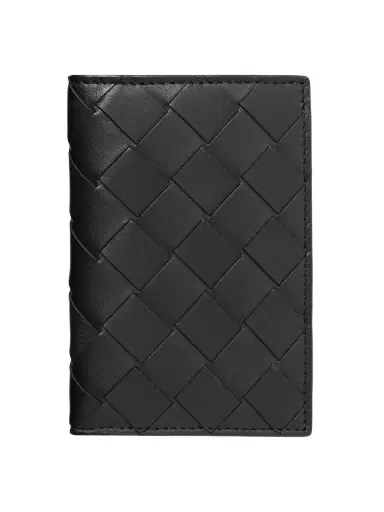 Bottega Veneta Intrecciato Leather Bifold Cardholder - Men | Thumbnail 1 Bottega Veneta Intrecciato Leather Bifold Cardholder - Men | Thumbnail 1