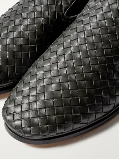 Bottega Veneta Intrecciato Full-Grain Leather Slippers - Men | Thumbnail 6 Bottega Veneta Intrecciato Full-Grain Leather Slippers - Men | Thumbnail 6