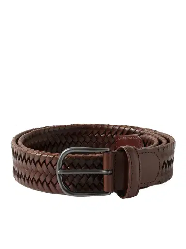 Anderson's 3.5cm Woven Leather Belt - Men | Thumbnail 1 Anderson's 3.5cm Woven Leather Belt - Men | Thumbnail 1