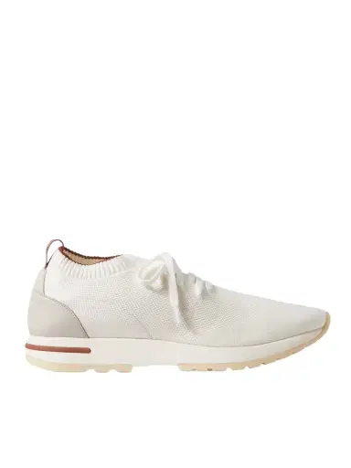 Loro Piana 360 Flexy Leather-Trimmed Knitted Wish® Wool Sneakers - Men | Thumbnail 1 Loro Piana 360 Flexy Leather-Trimmed Knitted Wish® Wool Sneakers - Men | Thumbnail 1